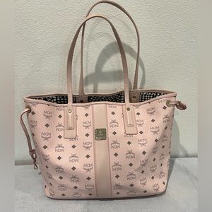 Gently used reversible MCM tote